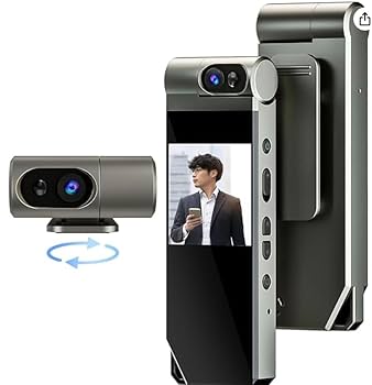 撮影機 RGYBAO ポータブルボディカメラビデオレコーダー スクリーン付き